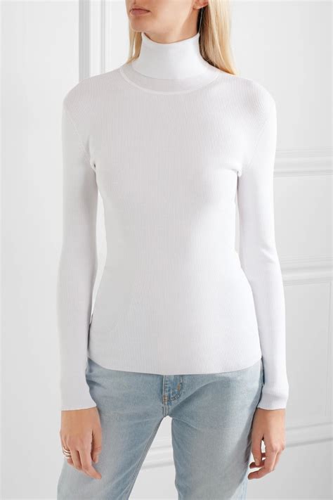 michael kors white turtleneck sweater|MICHAEL Michael Kors Turtlenecks for Women .